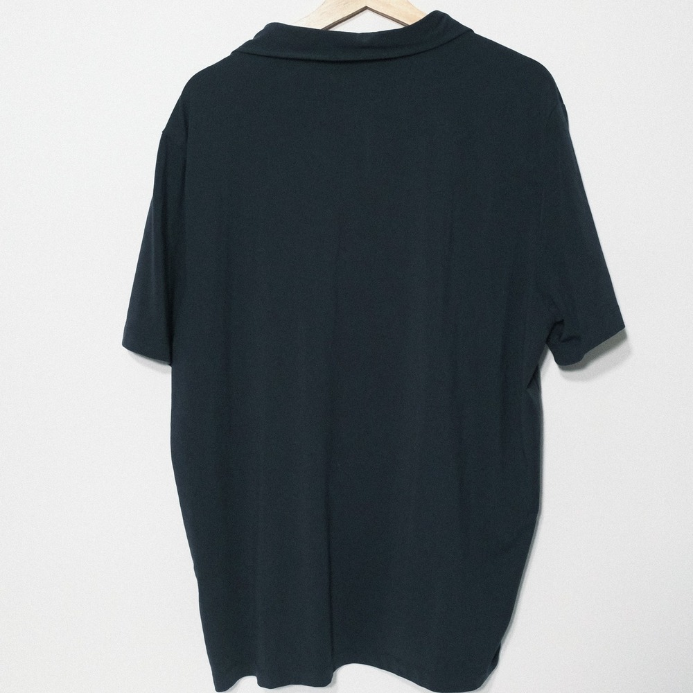 Cozy Earth CE Men's XL Black Short Sleeve Performance Golf Polo Shirt - Picture 2 of 8